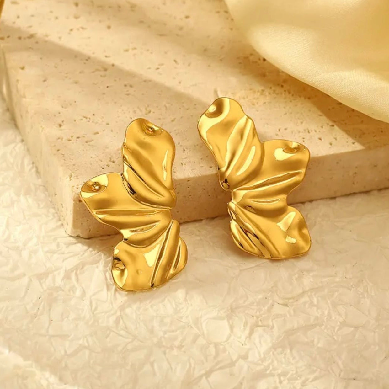 Leafy Statement Earrings