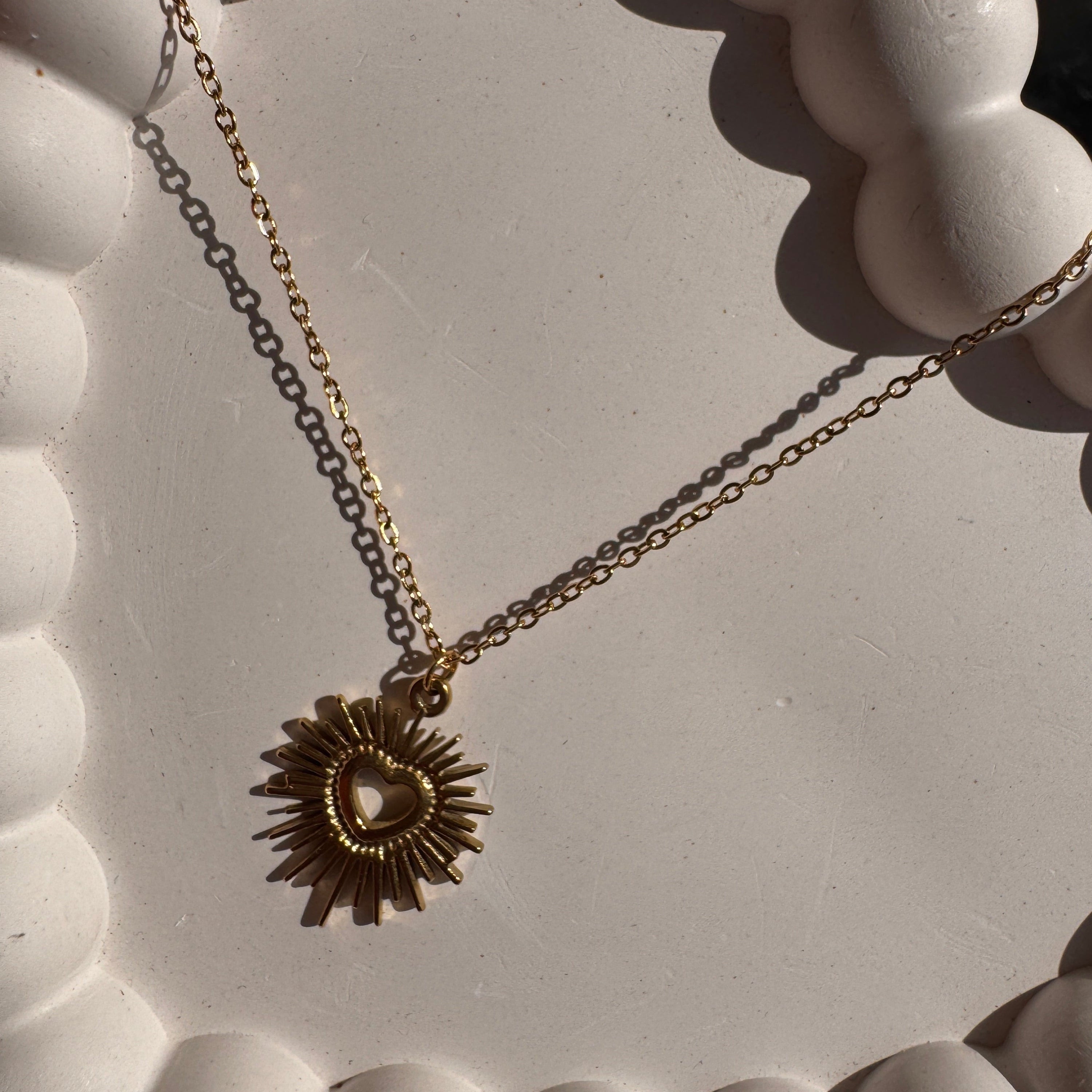 Sunbeam Heart Necklace